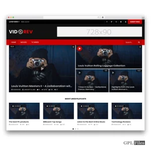 VidoRev Theme 2.9.9.9.8.9