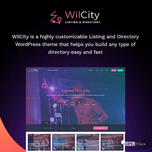Wilcity - Directory Listing WordPress Theme 1.4.34