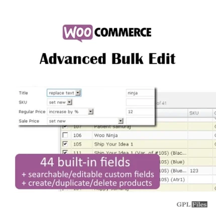 WooCommerce Advanced Bulk Edit 5