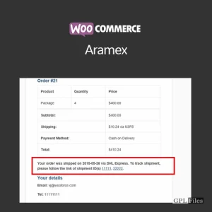 WooCommerce Aramex 1.0.10