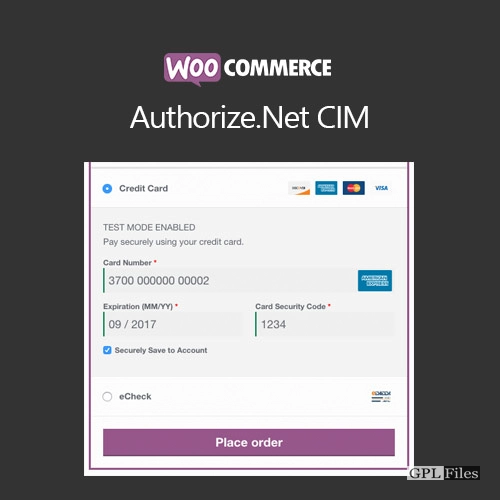 WooCommerce Authorize.Net CIM 3.7.2