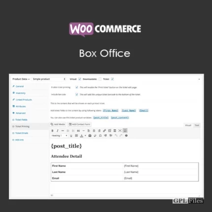 WooCommerce Box Office 1.1.38