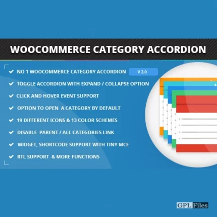 WooCommerce Category Accordion 2