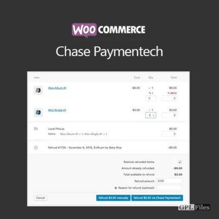 WooCommerce Chase Paymentech 1.16.1