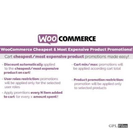 WooCommerce Cheapest & Most Expensive Product Promotions! 3.6