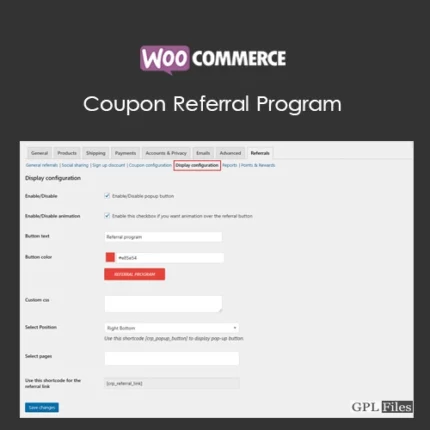 WooCommerce Coupon Referral Program 1.6.4