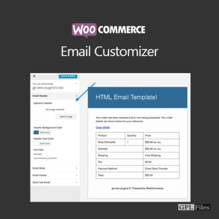 WooCommerce Email Customizer 1.1.1