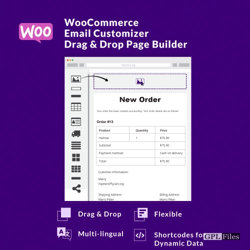 WooCommerce Email Customizer with Drag and Drop Email Builder 1.5.16