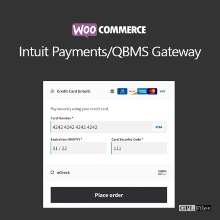 WooCommerce Intuit Payments/QBMS Gateway 3.0.0