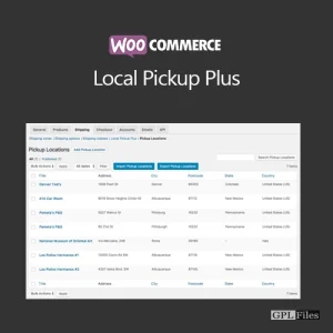 WooCommerce Local Pickup Plus 2.9.12