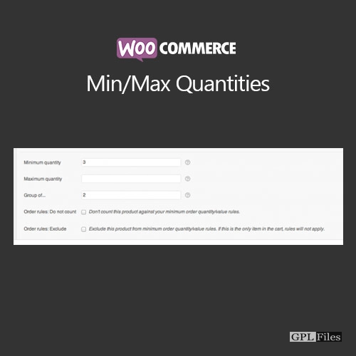 WooCommerce Min/Max Quantities 2.4.25