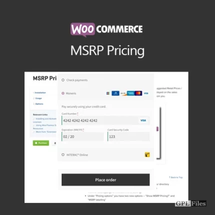 WooCommerce MSRP Pricing 3.4.7