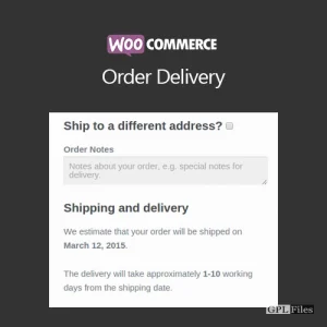 WooCommerce Order Delivery 2.1.0