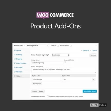 WooCommerce Product Add-Ons 5.0.0