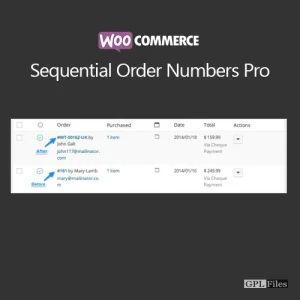 WooCommerce Sequential Order Numbers Pro 1.18.1