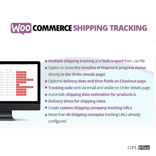 WooCommerce Shipping Tracking 31.5