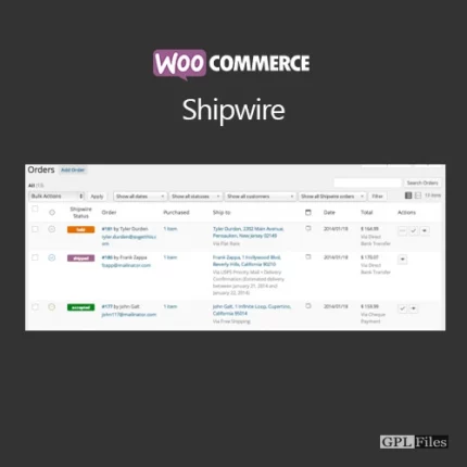 WooCommerce Shipwire 2.6.0