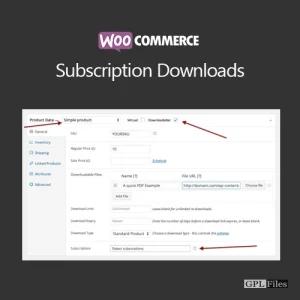 WooCommerce Subscription Downloads 1.3.0