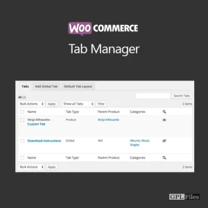 WooCommerce Tab Manager 1.14.1