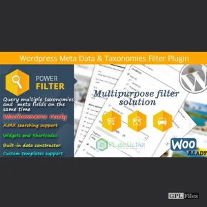 WordPress Meta Data & Taxonomies Filter 2.2.5