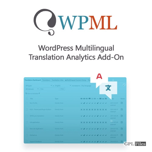 WordPress Multilingual Translation Analytics Add-On 1.0.7