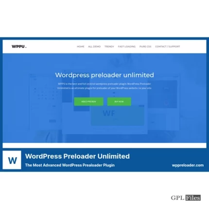 WordPress Preloader Unlimited 4.2