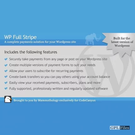 WP Full Stripe - Subscription and payment plugin for WordPress 6.0.10
