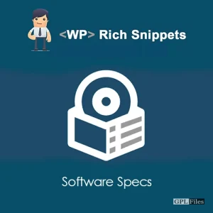 WP Rich Snippets Software Specs 1.1.0