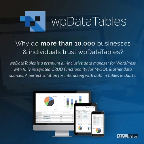 wpDataTables - Tables and Charts Manager for WordPress 4.5
