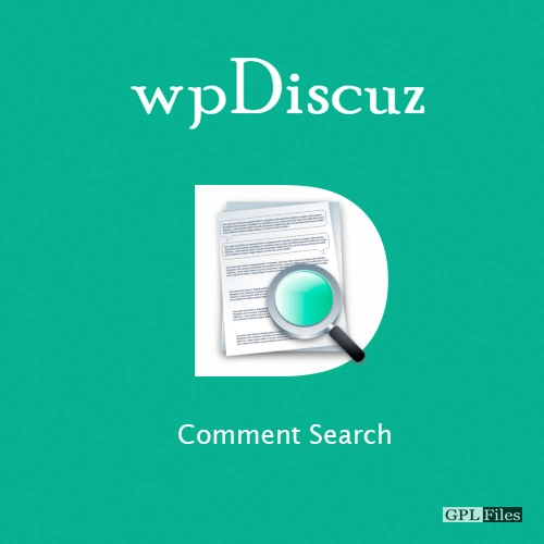 wpDiscuz - Comment Search 7.0.4