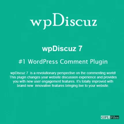 wpDiscuz | WordPress Comment Plugin 7.3.16