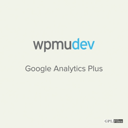 WPMU DEV Google Analytics Plus 3.3.12