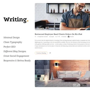 Writing Blog - Personal Blog 3.791