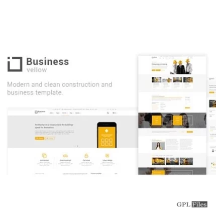 Yellow Business - Construction Template 1