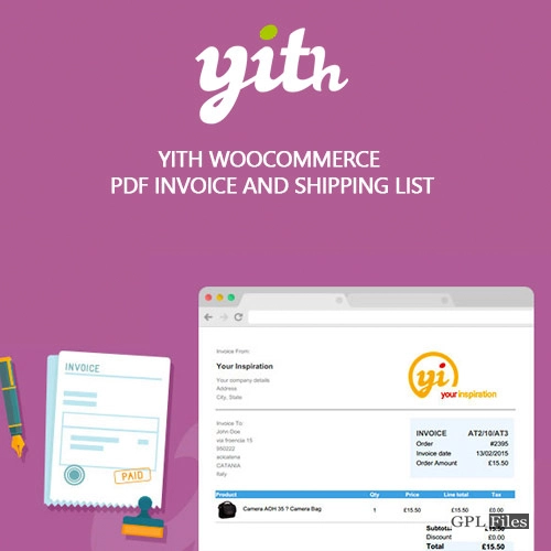 YITH WooCommerce PDF Invoice and Shipping List Premium 3.4.0