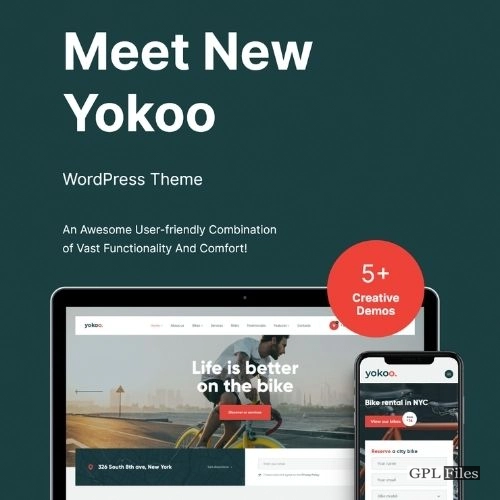 Yokoo - Bike Shop & Rental WordPress Theme 1.1