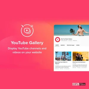 YouTube Plugin - WordPress Gallery for YouTube 3.5.0