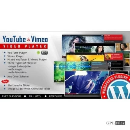 Youtube Vimeo Video Player and Slider WP Plugin 3.1.1