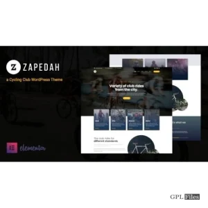Zapedah - Cycling Club WordPress Theme 1
