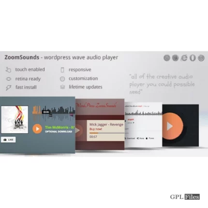 ZoomSounds - WordPress Wave Audio Player 6.43