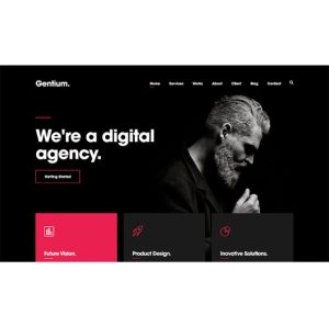 Gentium Theme - A Creative Digital Agency WordPress Theme 1.2.3