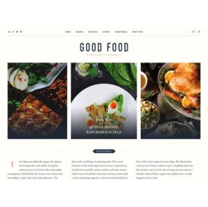 Good Food Theme  - Recipe Magazine & Food Blogging Theme 1.1.9