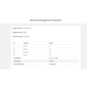 JP Students Result Management System  Premium 1.1.6