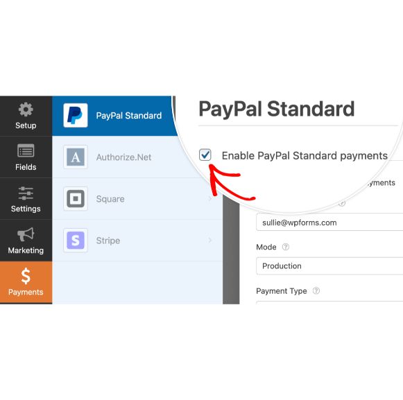 WPForms PayPal Standard Addon Latest Version 1.7.1