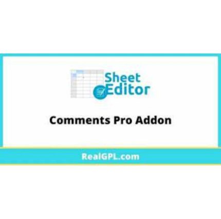 WP Sheet Editor Comments Pro Addon 1.1.21