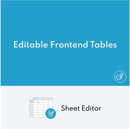 WP Sheet Editor Editable Frontend Tables Addon 2.4.26