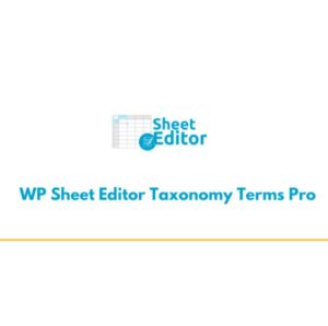WP Sheet Editor Taxonomy Terms Pro 1.7.4