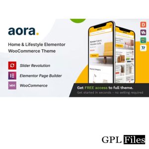 Aora Theme - Home Lifestyle Elementor WooCommerce Websites 1.3.15