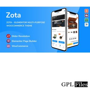 Zota Theme - Elementor Multi-Purpose WooCommerce Website 1.3.14