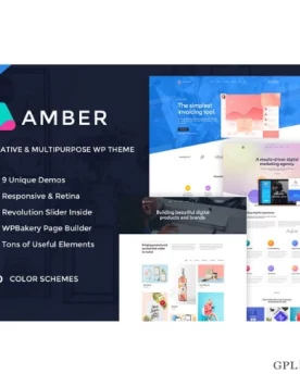 Amber Six - Creative WordPress Theme 1.11